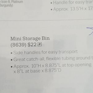 thirty-one Storage & Organization - Thirty-one Mini Storage Bin thirty-one Storage & Organization - Thirty-one Mini Storage Bin